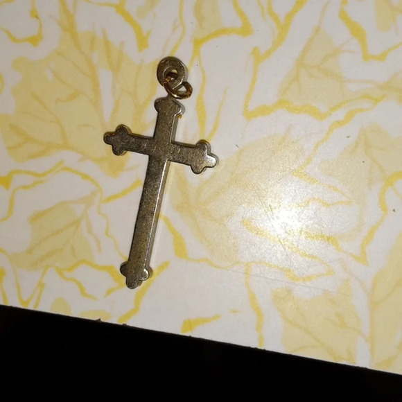 silver or silver plated crucifix pendant - Picture 2 of 6